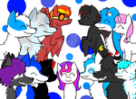 Friend group picture- Read description please! by galaxyghosts
