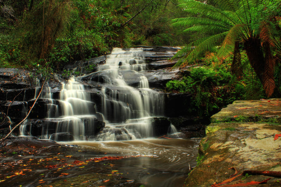 Waterfall Cora Lynne Stock