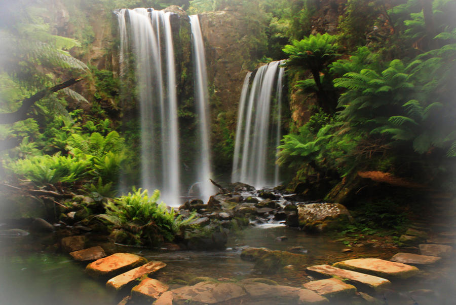 Paradise Waterfall Stock