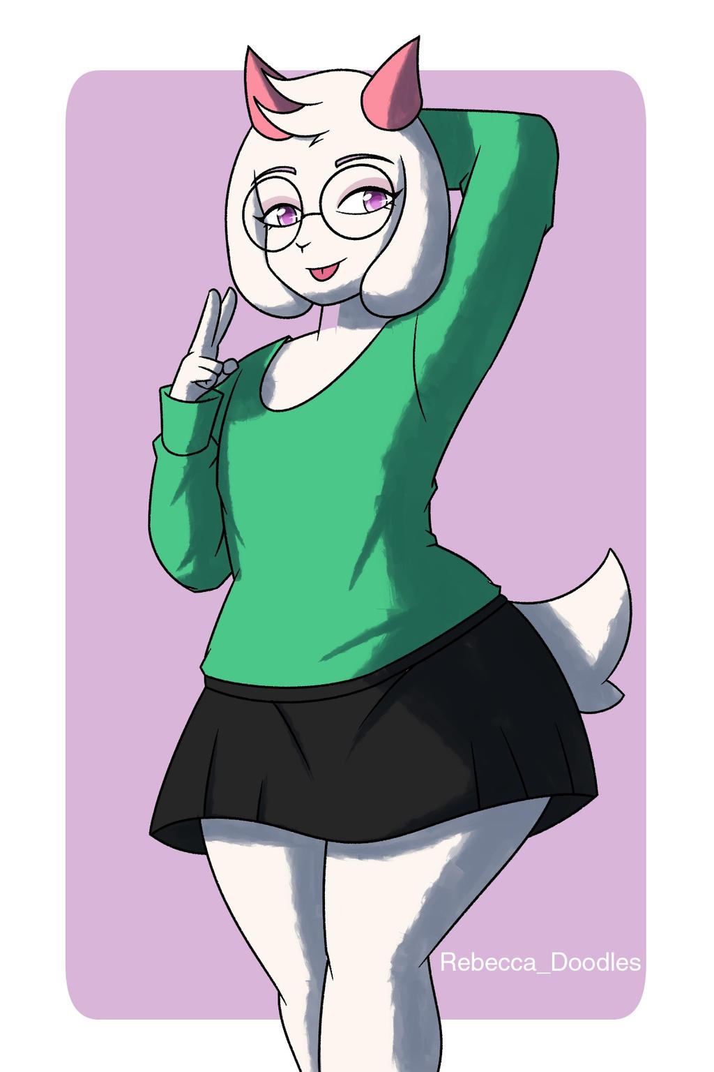 Femboy Ralsei 02 by kyanthekat on DeviantArt
