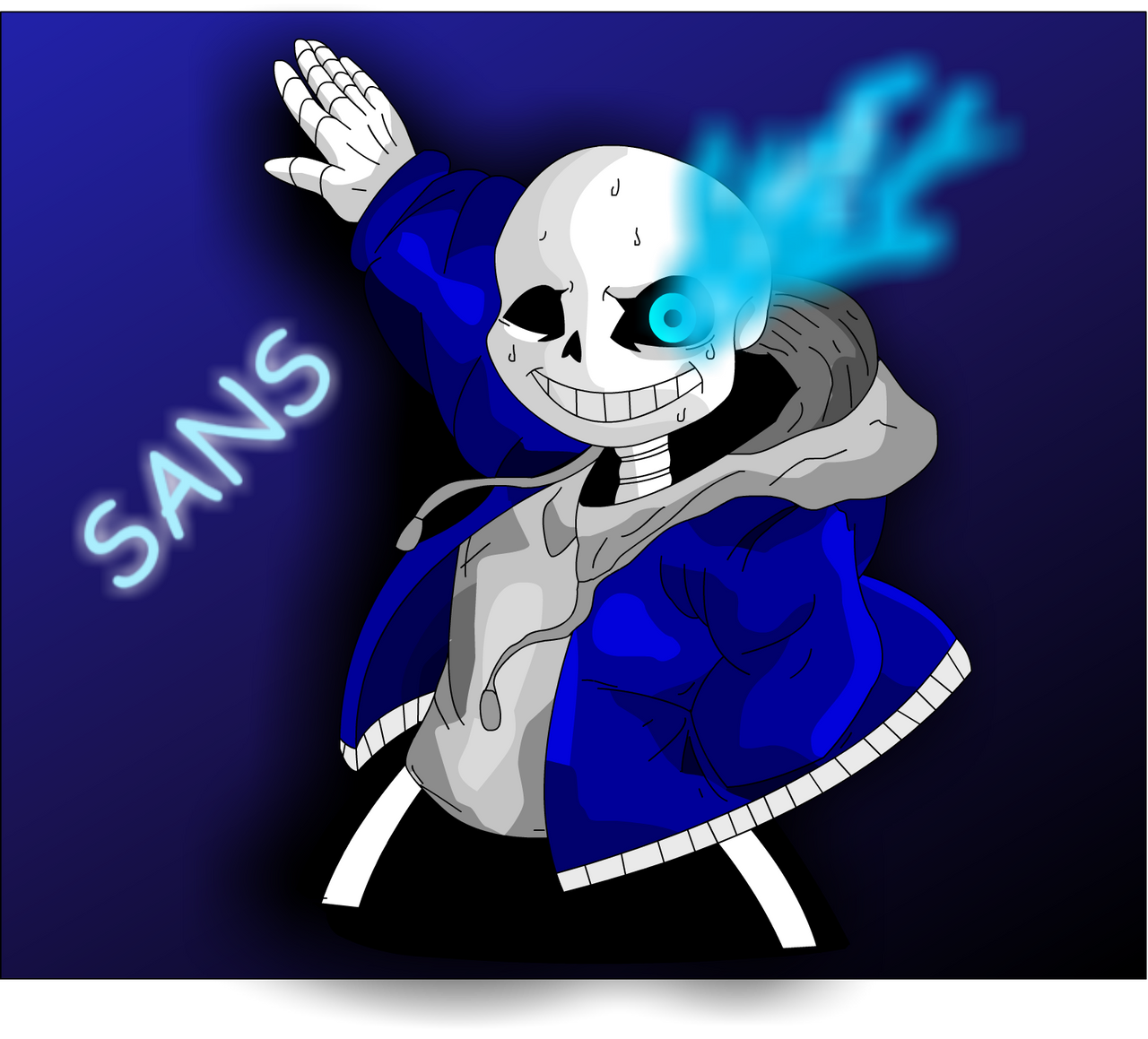 Sans poster by ALEXSONIC2001 on DeviantArt