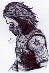 Fine-Liner Practice - Winter Soldier (Updated)