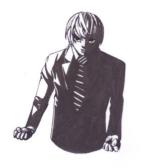 Fine-Liner Practice - Light Yagami