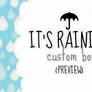 it is raining! custom box - free to use