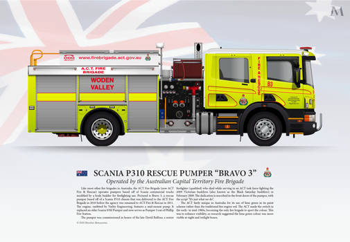 ACTFB Scania Rescue Pumper - Bravo 3 - Early 2010s