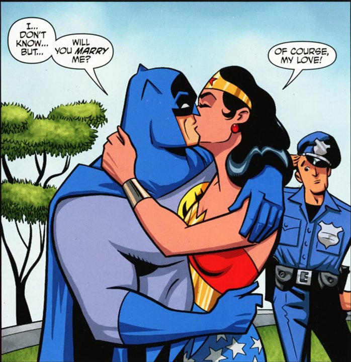 there kiss in comics