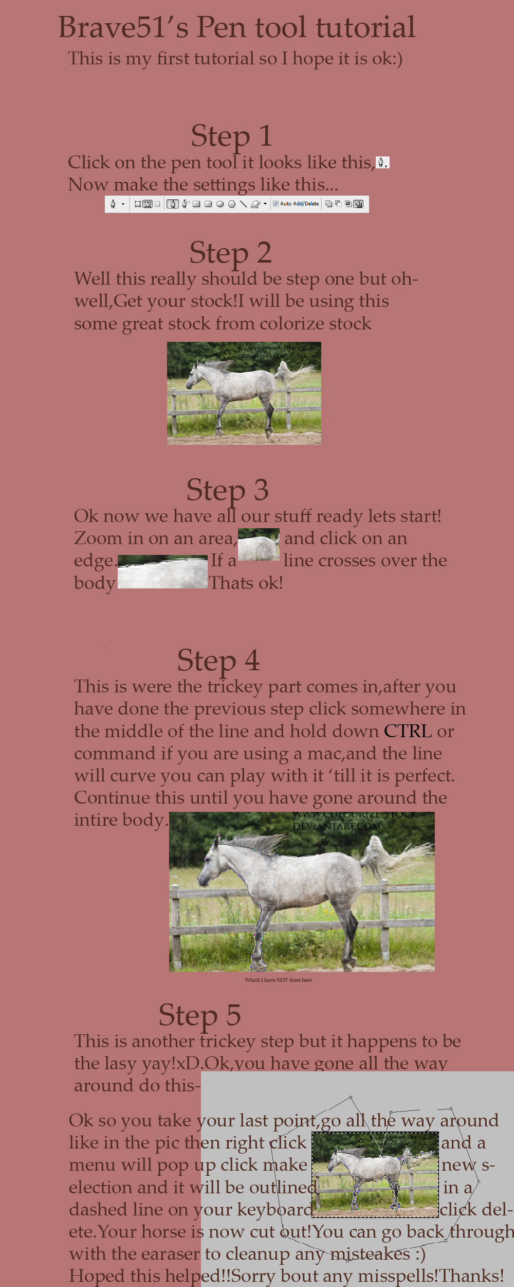 Pen tool tutorial by brave51 on DeviantArt