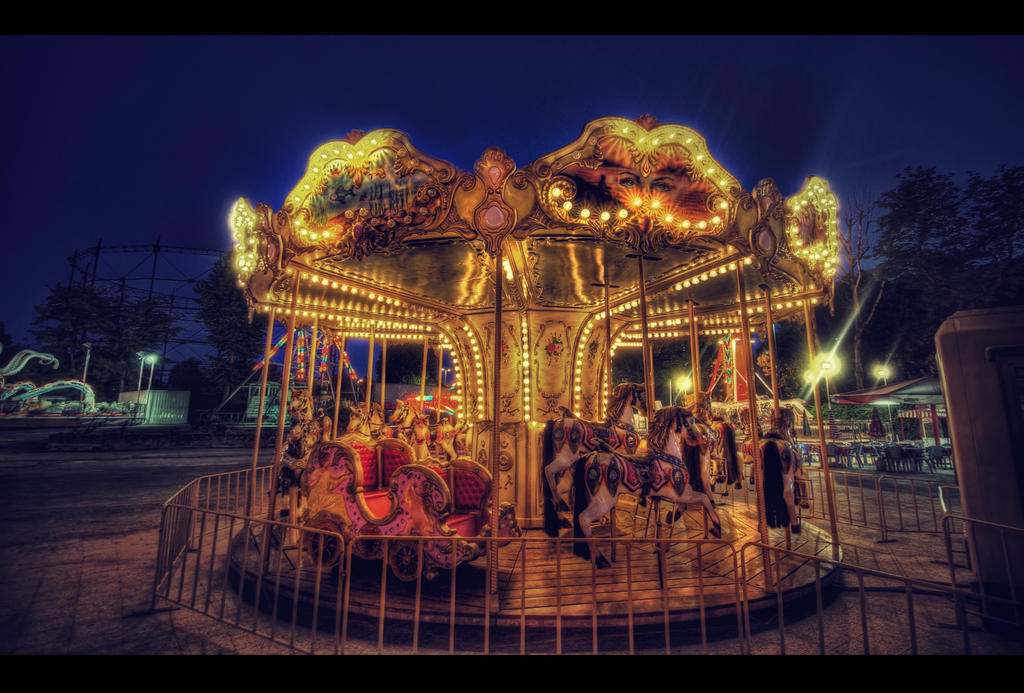 Watching The Carousel HDR