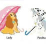 Lady and Perdita Umbrellas