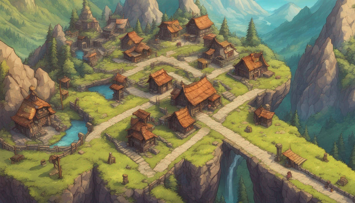 Table Town Mountain town by kirbie on DeviantArt
