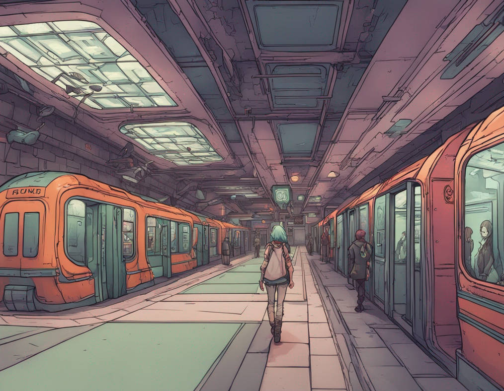Subway Station by kirbie on DeviantArt