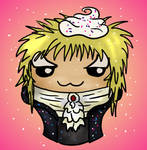 Jareth the Goblin Cupcake by Captain-Savvy