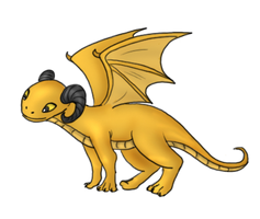 Golden Baby Dragon