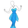 Lady of the Sea Dress Adoptable [sold]