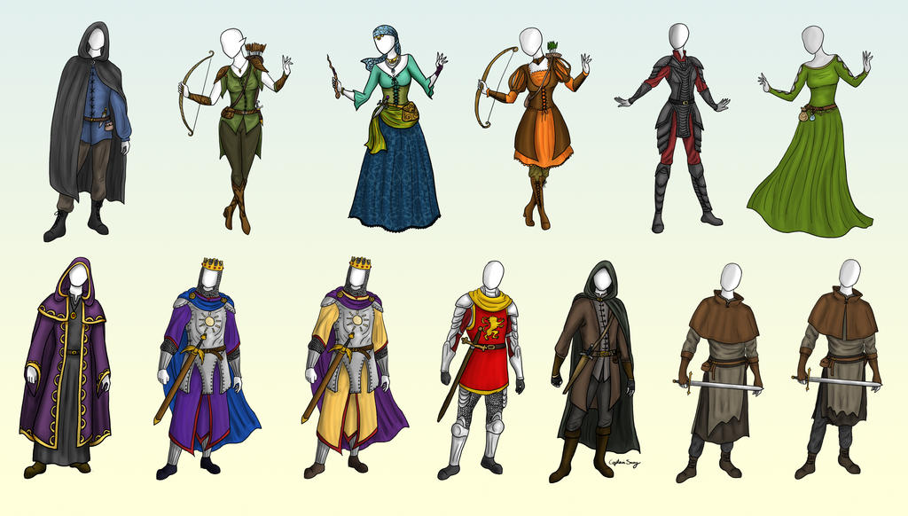 LARP Costume Design Batch by Captain-Savvy on DeviantArt