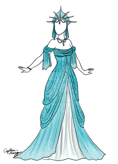 Divine Robe Drawing How To Draw A Goddess Dress