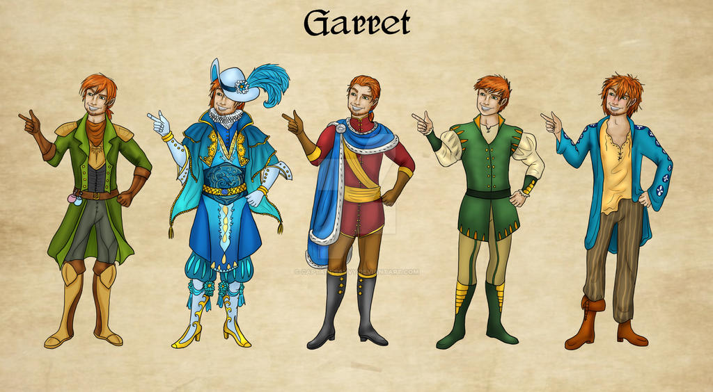 Garret Outfits by Captain-Savvy on DeviantArt