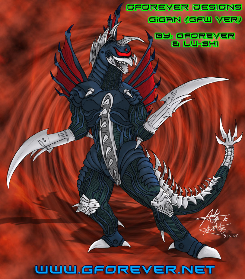 Gigan -GFW version-Final- by Lu-Shi on DeviantArt