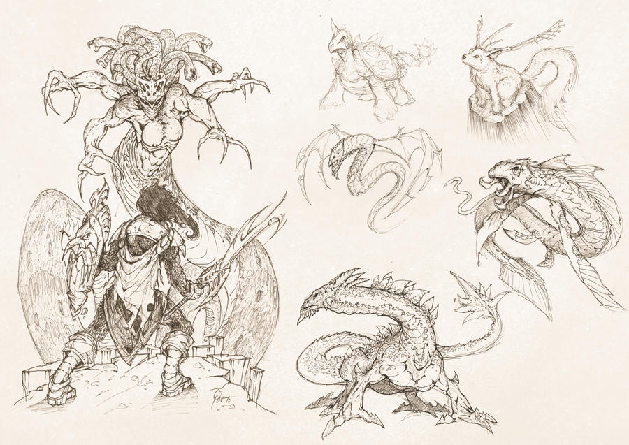 Creature concepts 5 by Iantoy on DeviantArt