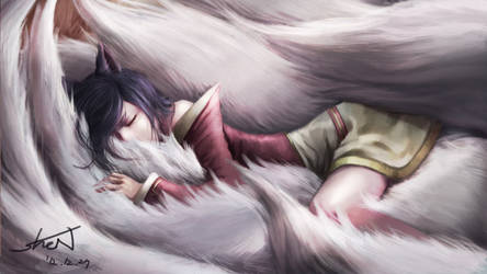 League of legends ahri HD Wallpaper