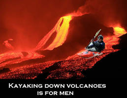 Lava kayaking