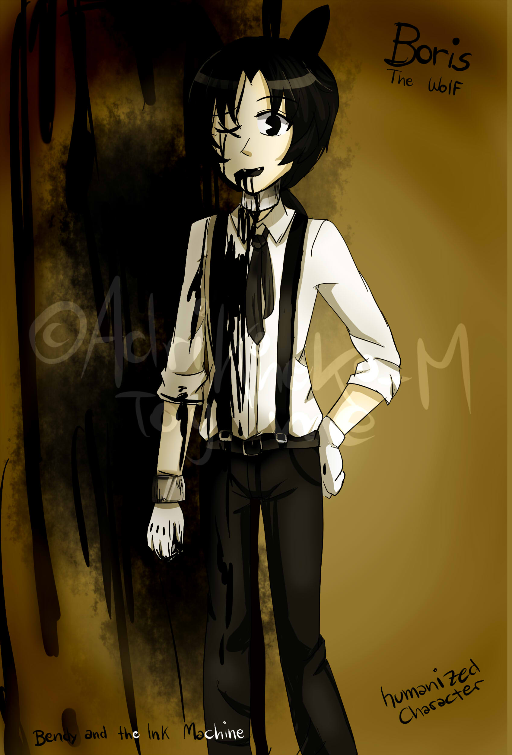 Chapter 2 Concept/ Human Bendy And The Ink Machine by Miu-Chan16