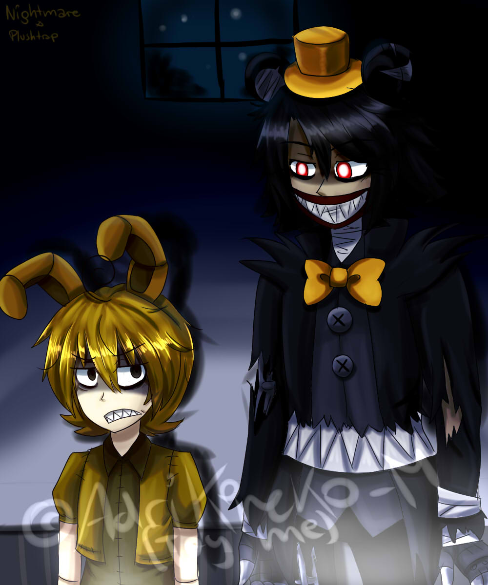 Nightmare and PlushTrap- Fnaf 4 human version by AdriKoneko-Mizuiro on  DeviantArt