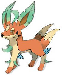 pokemon fusion:leafloatzeon