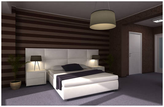 bedroom - brown and purple 2