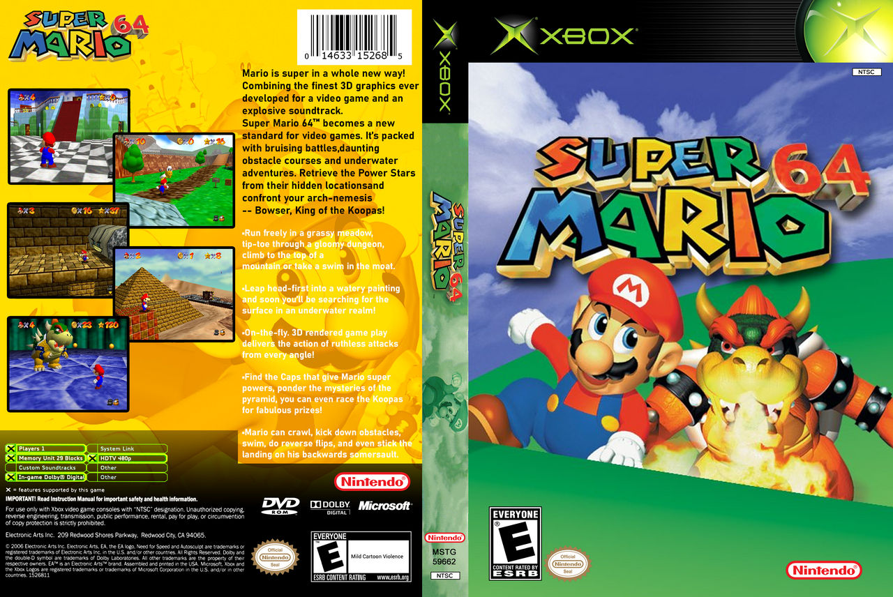 super mario game case xbox360 by delex7410 on DeviantArt