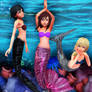 {MMD Download} KaiNamiXi Mermaids