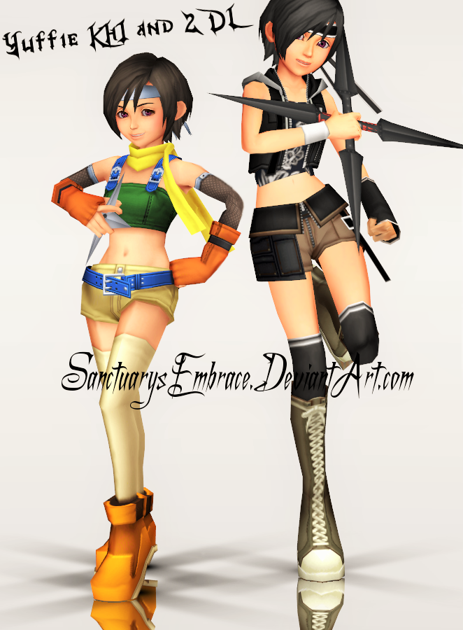 {MMD Download} KH1 + KH2 Yuffie