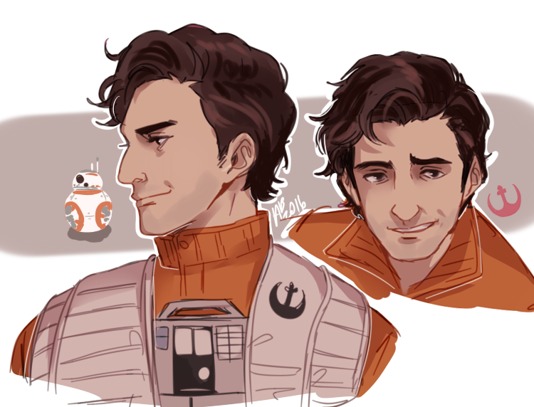 Poe Dameron by sakanades on DeviantArt Poe Dameron by sakanades on DeviantArt