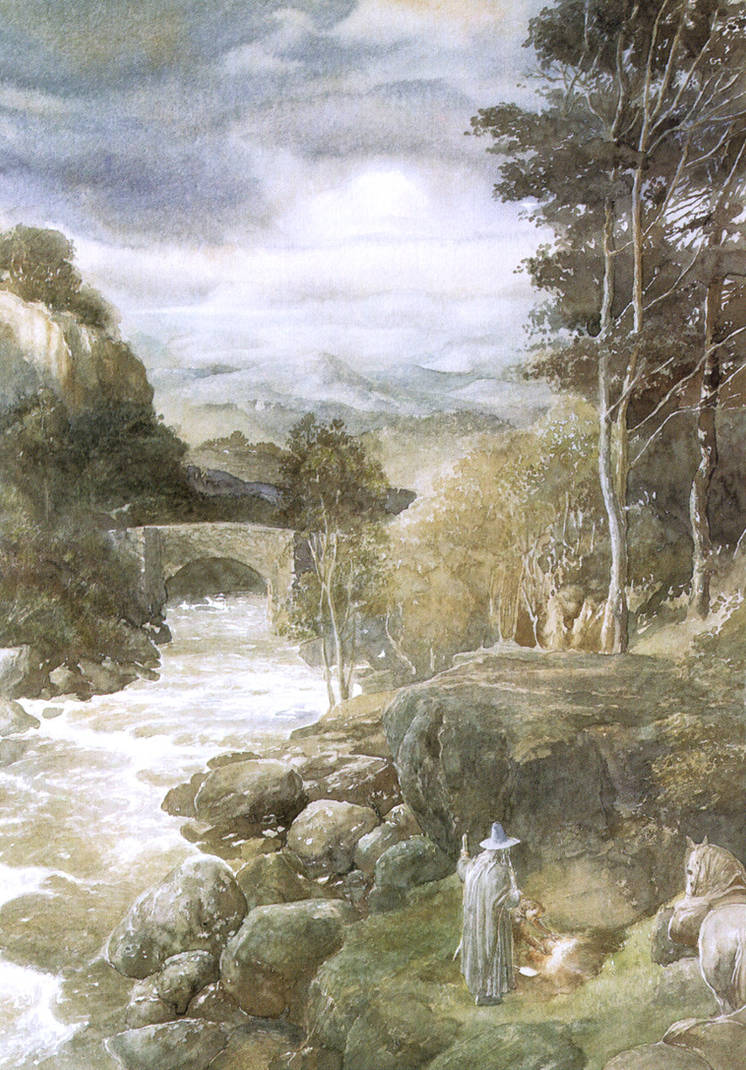 Alan Lee 002 Lord Of The Rings By Lordoftherings Walls On Deviantart