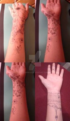 Drawing on my Arms