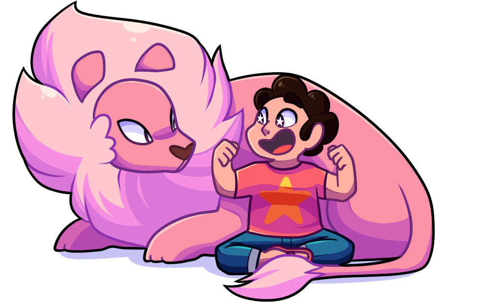 Steven and lion + VIDEO