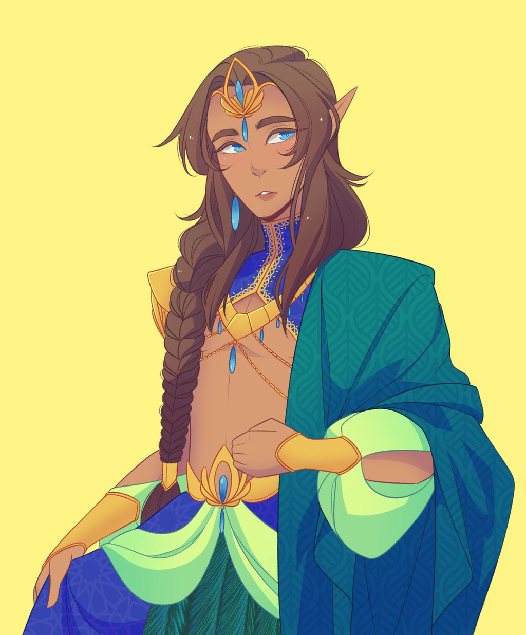 peacock prince by Looji
