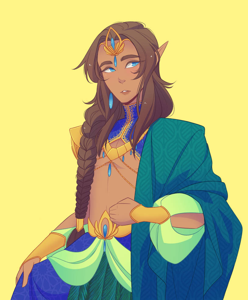 peacock prince by Looji