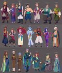 Character designs by Looji