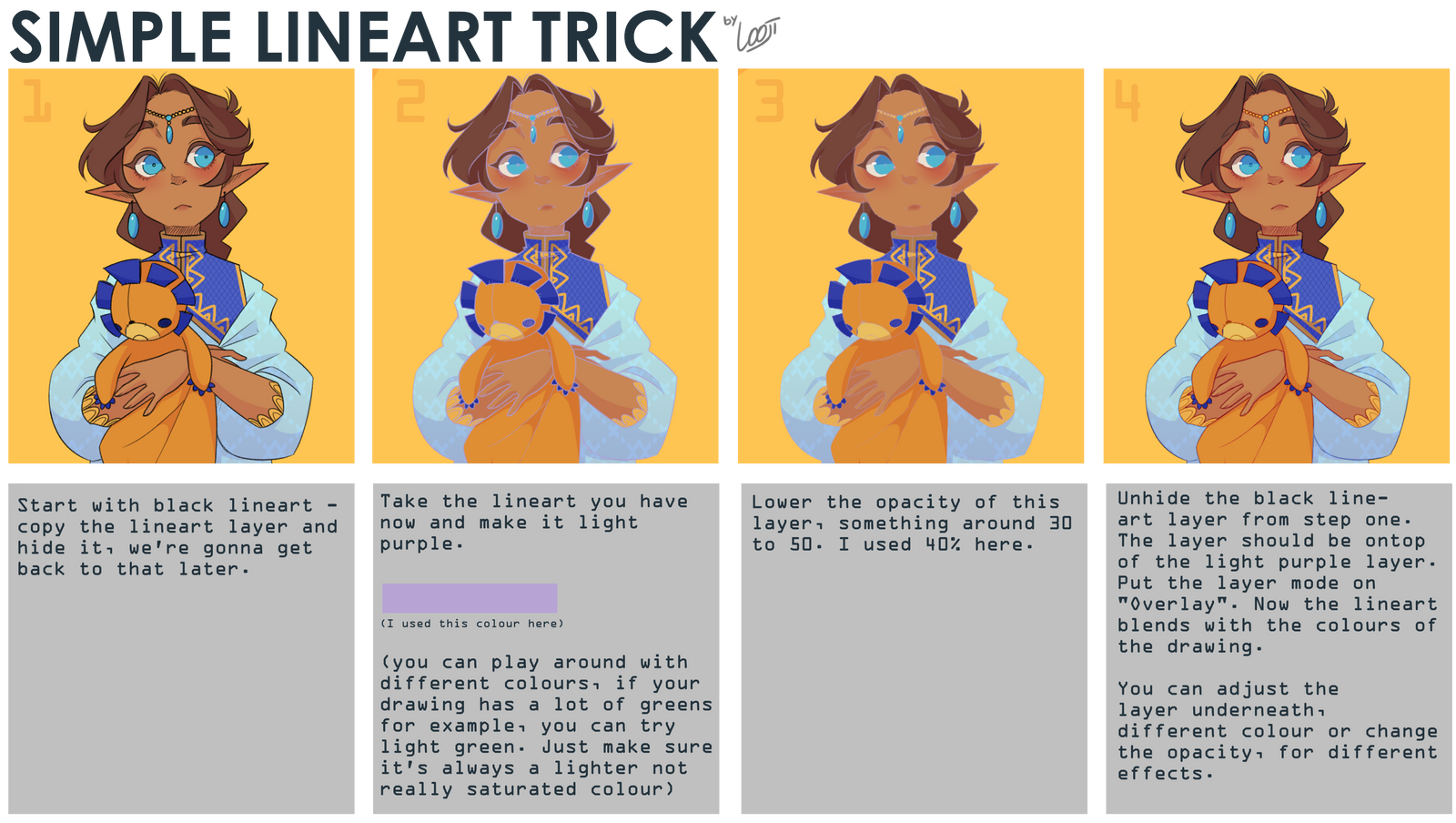 Simple lineart trick