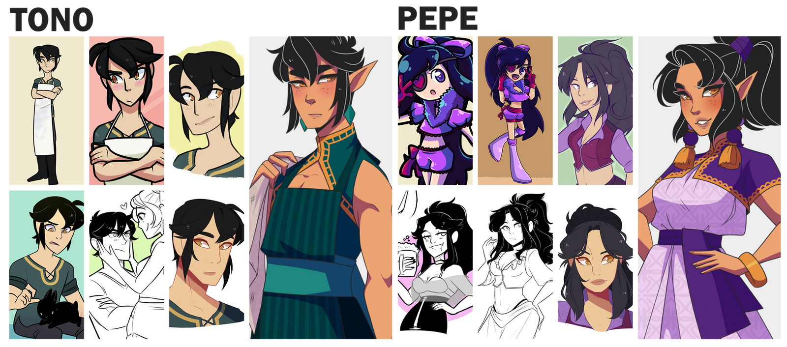 Tono and Pepe - Development by Looji