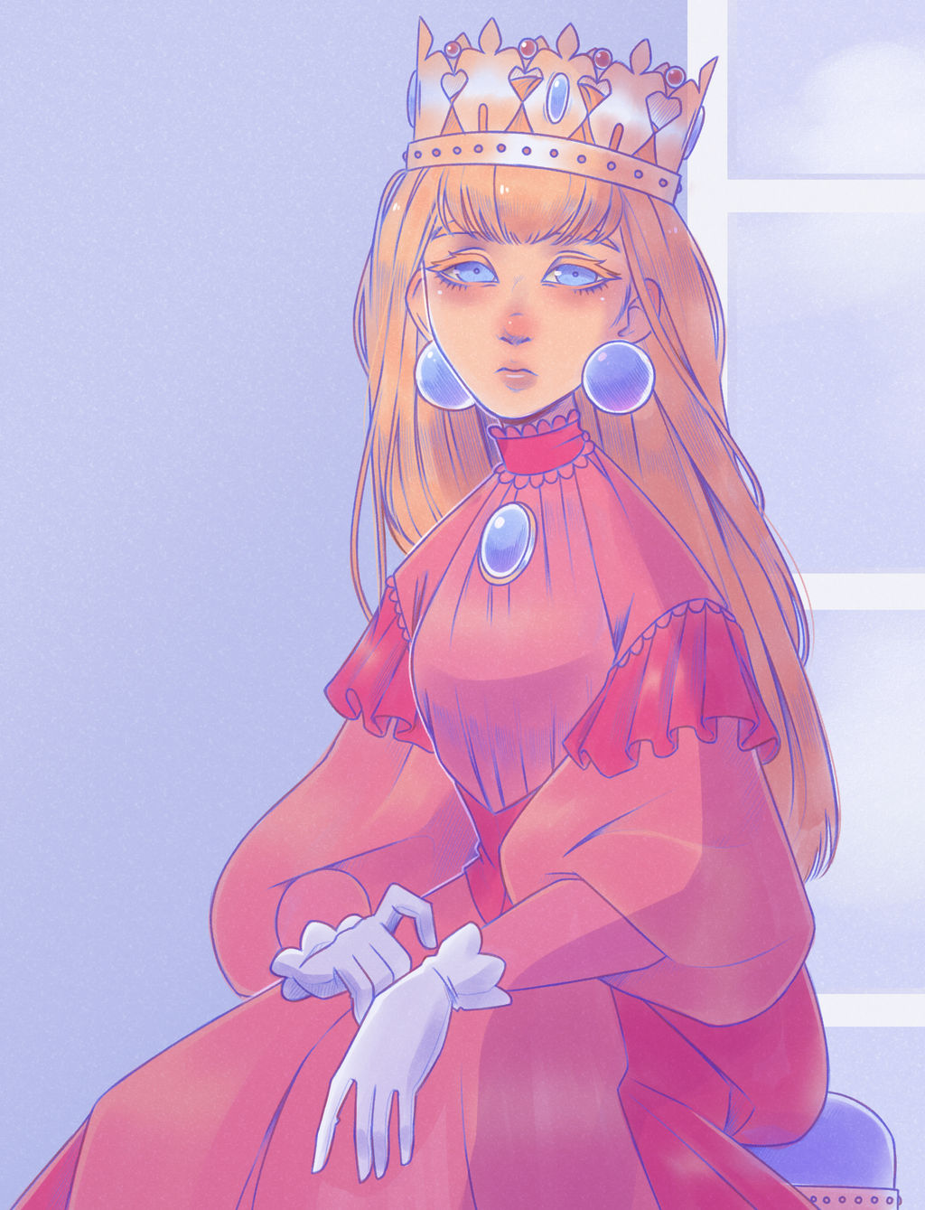 Princess toadstool by Looji