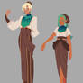 Castle staff outfit designs