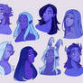 Zodiac Princes with their hair down