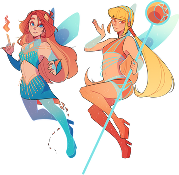 Winx redesigns + SPEEDPAINT