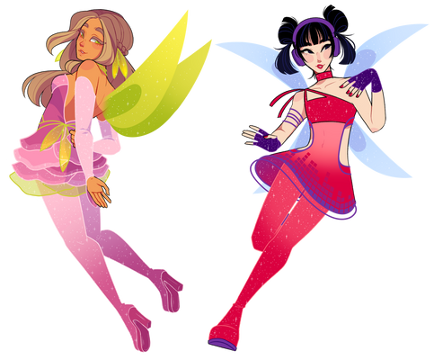 Winx redesigns part 2 + SPEEDPAINT