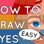 HOW TO DRAW EYES VIDEO