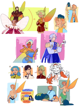 Fairy sketch dump 11