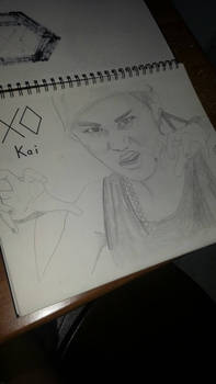 kai draw - kpop draw -kai exo-k draw 