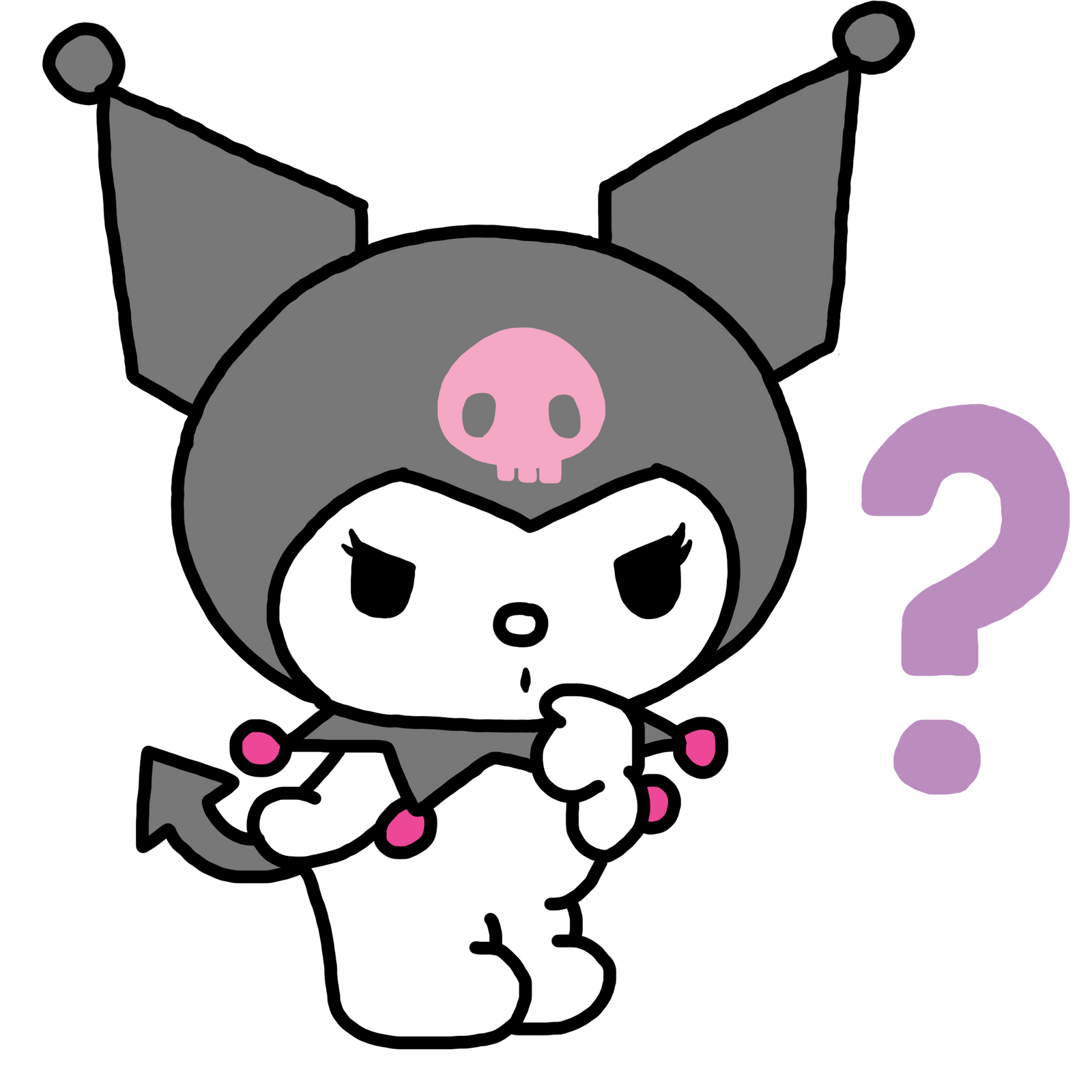 picture Kuromi Png Sticker photo sticker transparent overlay